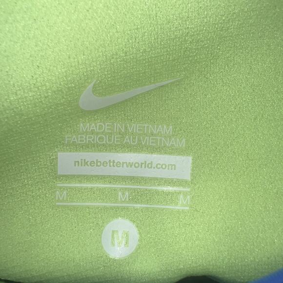 Nike Swim Top NESS57228 Size M Blue Volt Neon Yellow Bikini Sport Bra NWT - Picture 13 of 14